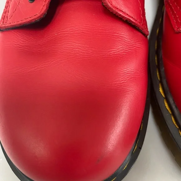 Dr. Martens Kids Red Boots - Picture 7 of 9